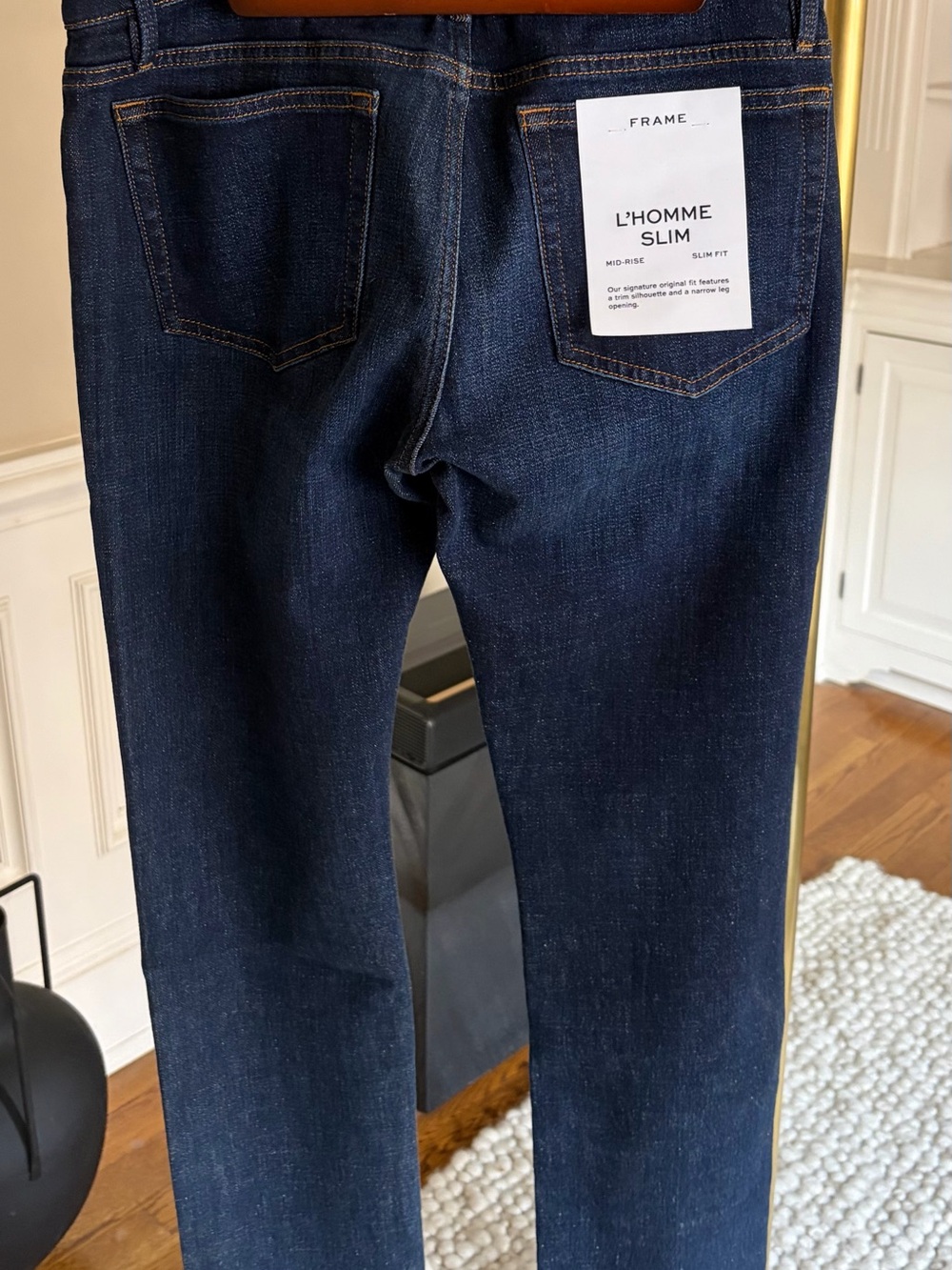 NWT FRAME Denim Dark Indigo Mid-Rise Jeans size 31